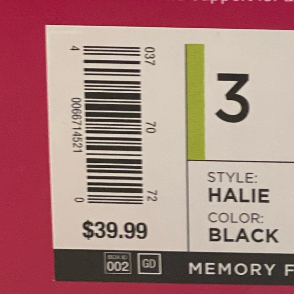 Girls Black and White Slip on Shoe Sneaker Size 3 Memory Foam Loafer Glitter NEW - Picture 10 of 10